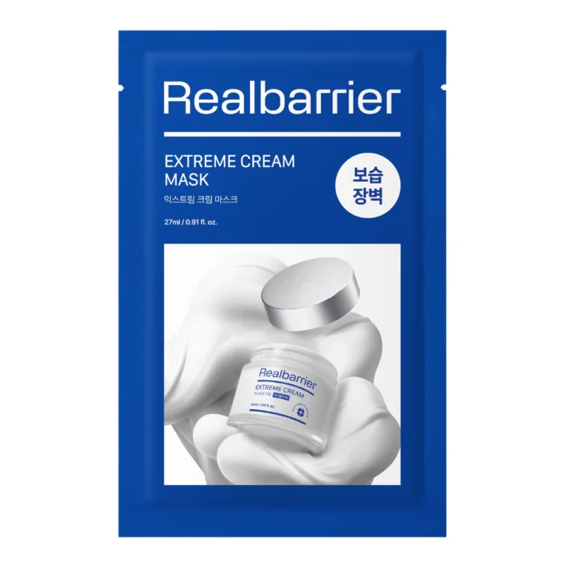 Real Barrier Extreme Cream Mask intensyviai drėkinanti lakštinė kreminė veido kaukė,1vnt.