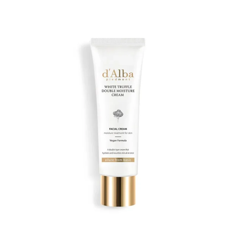 D'Alba White Truffle Double Moisture Cream intensyviai drėkinantis veido kremas, 60ml